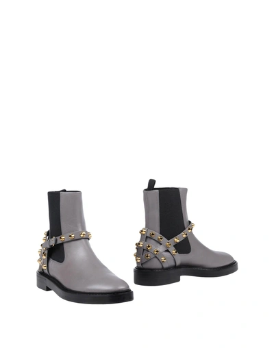 Shop Balenciaga Ankle Boots In Grey