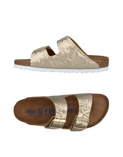 Shop Birkenstock Sandals In Platinum
