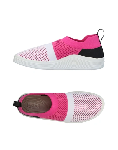 Shop Adno Sneakers In Fuchsia