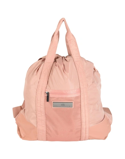 Shop Adidas By Stella Mccartney Backpack & Fanny Pack In Pale Pink