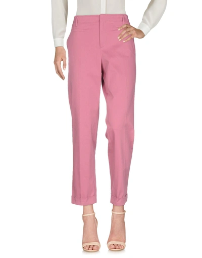 Shop Gucci Casual Pants In Pastel Pink