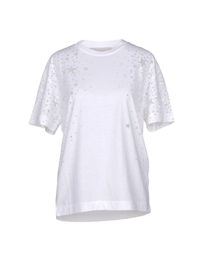 Shop Stella Mccartney Woman T-shirt White Size 4-6 Lyocell, Cotton, Polyester