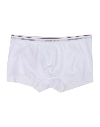 Shop Dsquared2 Boxer In White