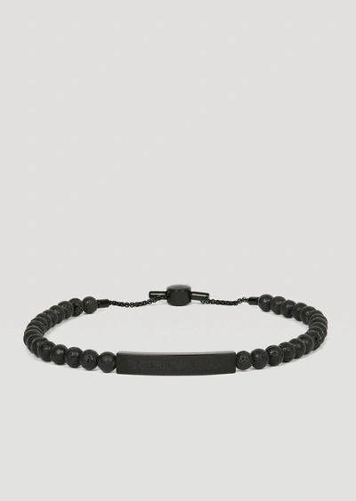 Shop Emporio Armani Bracelets - Item 50207470 In Black