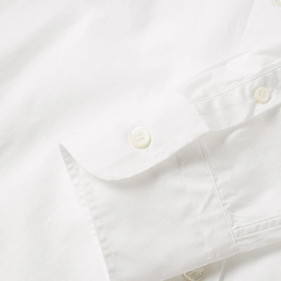 Shop Maison Kitsuné Button Down Fox Head Poplin Shirt In White