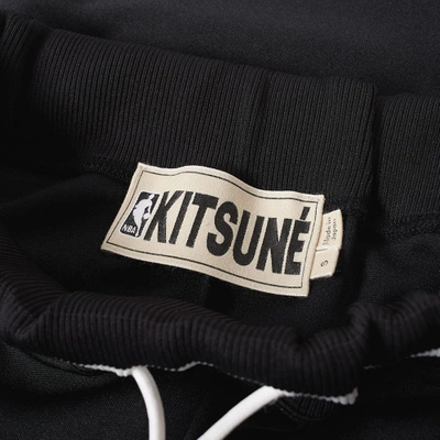 Shop Maison Kitsuné X Nba Sweat Pant In Black