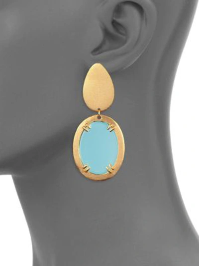 Shop Stephanie Kantis Icon Earrings In Yellow Gold