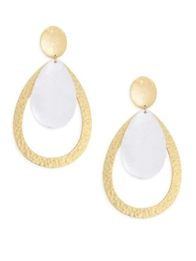 Shop Stephanie Kantis Guilded Two-tone Earrings In Yellow Gold