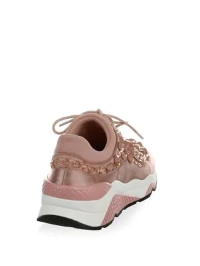 Shop Ash Crystal Muse Sneakers In Blush