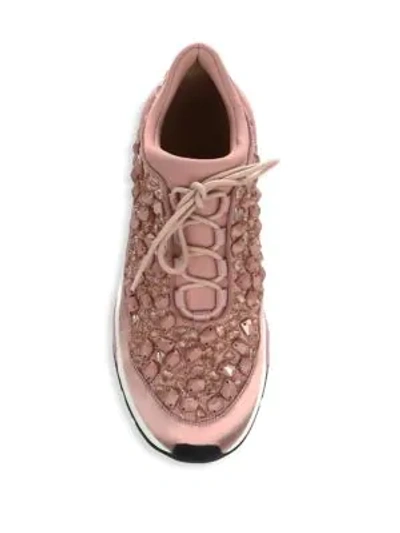 Shop Ash Crystal Muse Sneakers In Blush