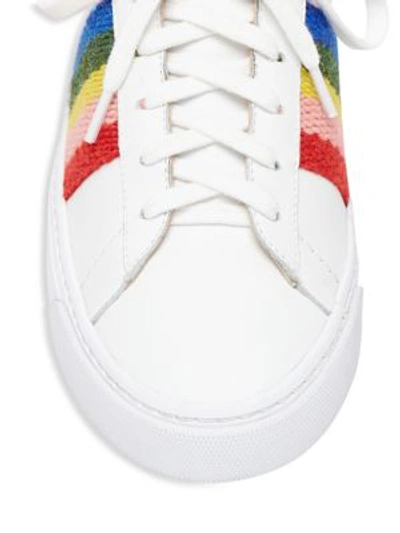 Shop Loeffler Randall Logan Sneakers In White