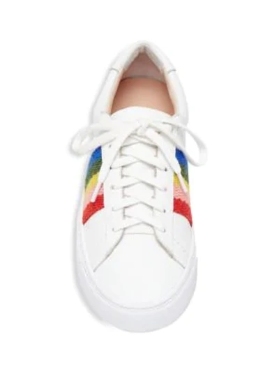 Shop Loeffler Randall Logan Sneakers In White