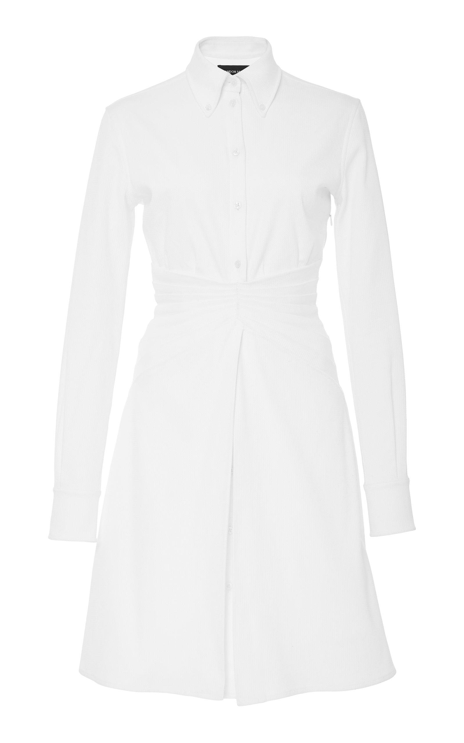 brandon maxwell shirt dress