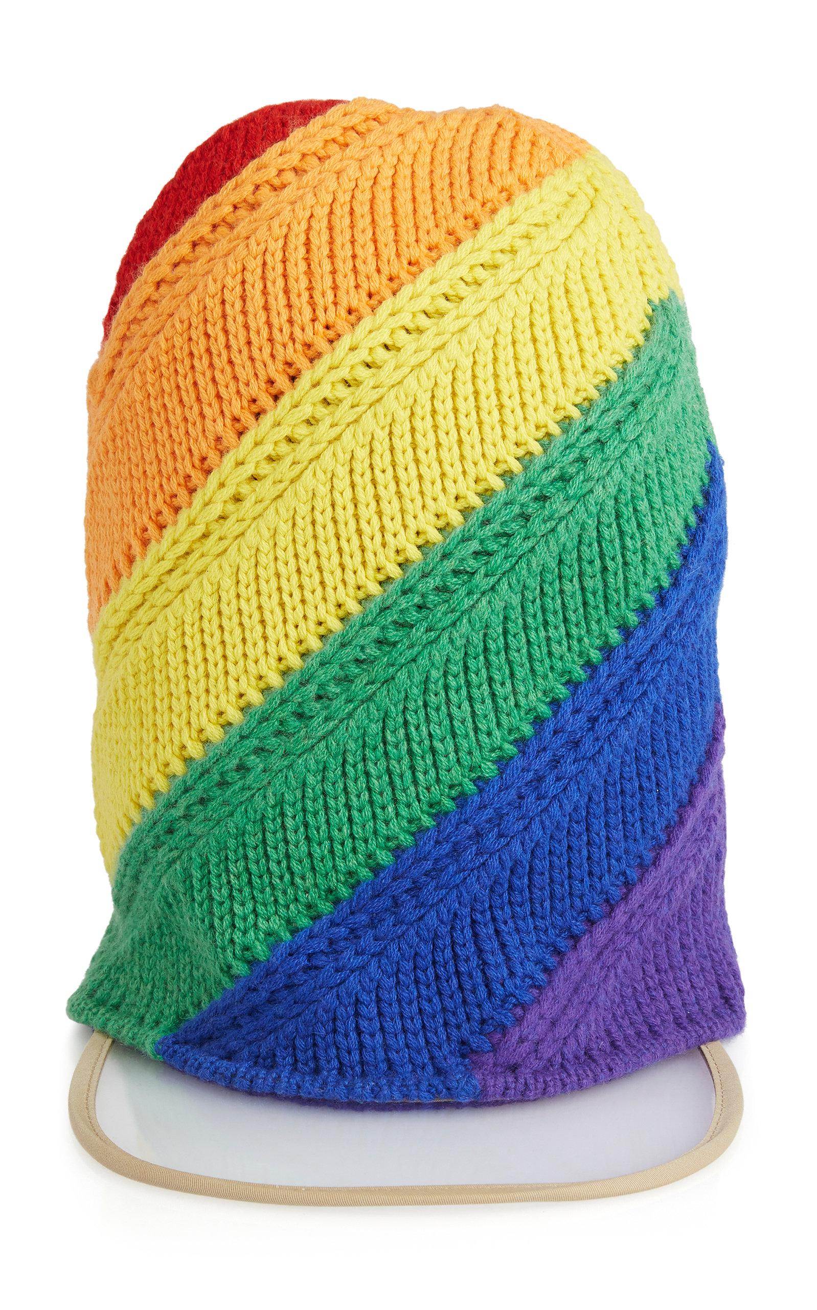 burberry rainbow beanie