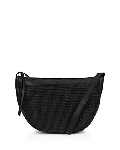 Shop Kooba Curacao Leather Shoulder Bag In Black/gunmetal