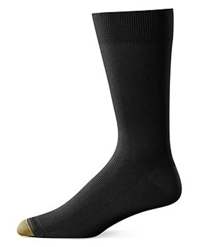 Shop Gold Toe Metropolitan Socks, Pack Of 3 In Black