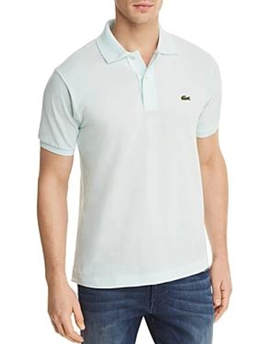Shop Lacoste Short Sleeve Pique Polo Shirt - Classic Fit In Forst Blue
