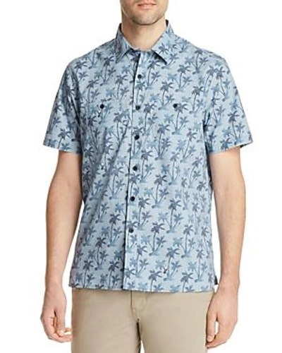 Shop Michael Bastian Palm Tree Short Sleeve Shirt - 100% Exclusive In Palm Tree Print