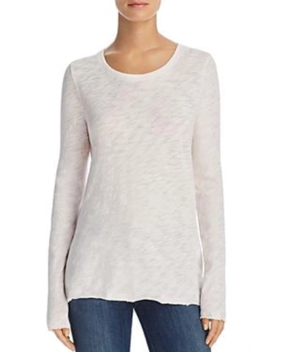 Shop Atm Anthony Thomas Melillo Destroyed Long-sleeve Tee In Faded Rose