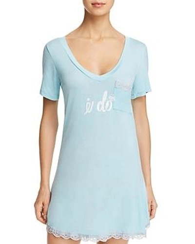 Shop Honeydew All American Rib Sleepshirt In Light Blue