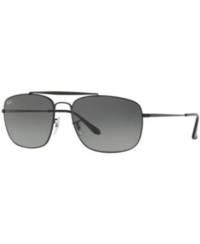 Shop Ray Ban Ray-ban Sunglasses, Rb3560 The Colonel In Gray/black
