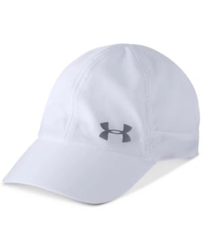 Shop Under Armour Fly By Armourvent Cap In White