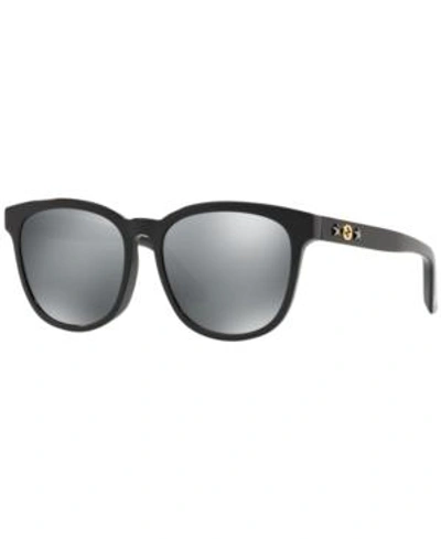 Shop Gucci Sunglasses, Gg0232sk In Black / Gray Mirror