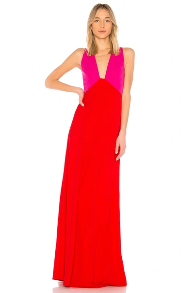 Shop Jill Jill Stuart Jill By Jill Stuart Color Block Gown In Pink