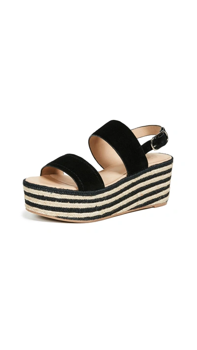 Shop Joie Galicia Two Band Wedges In Nero
