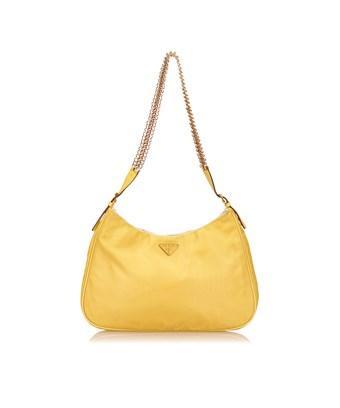 prada nylon chain shoulder bag