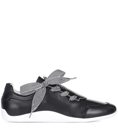 Shop Roger Vivier Sporty Viv' Etiquette Sneakers In Black