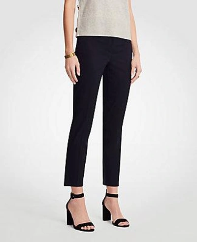 Shop Ann Taylor The Tall Crop Pant In Atlantic Navy