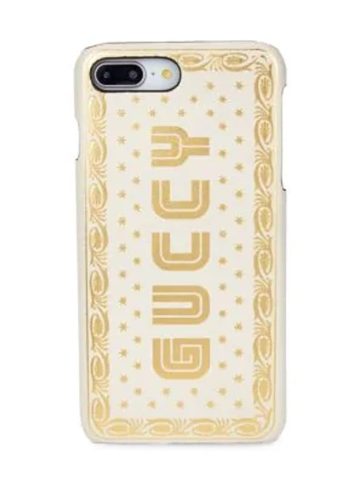 Shop Gucci Guccy Print Iphone 7/8 In Sega® Font In White