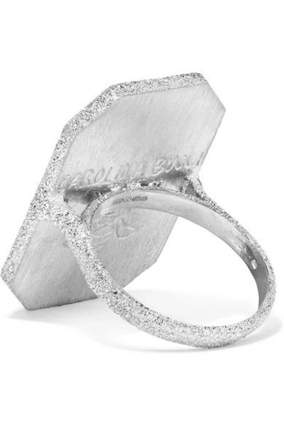 Shop Carolina Bucci Florentine 18-karat White Gold Ring