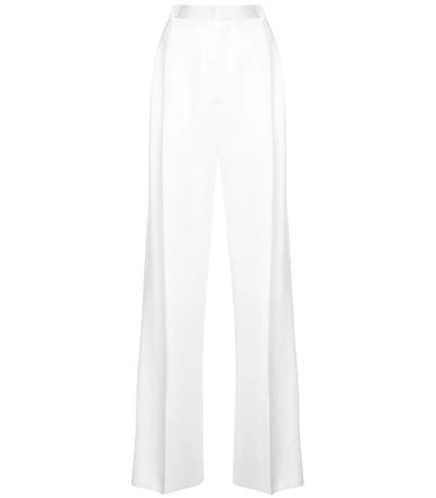 Shop Givenchy White Side Stripe Tailored Trousers