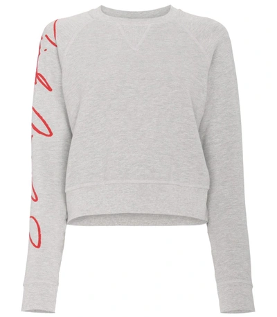 Shop Re/done Grey Cindy Crawford Sweatshirt