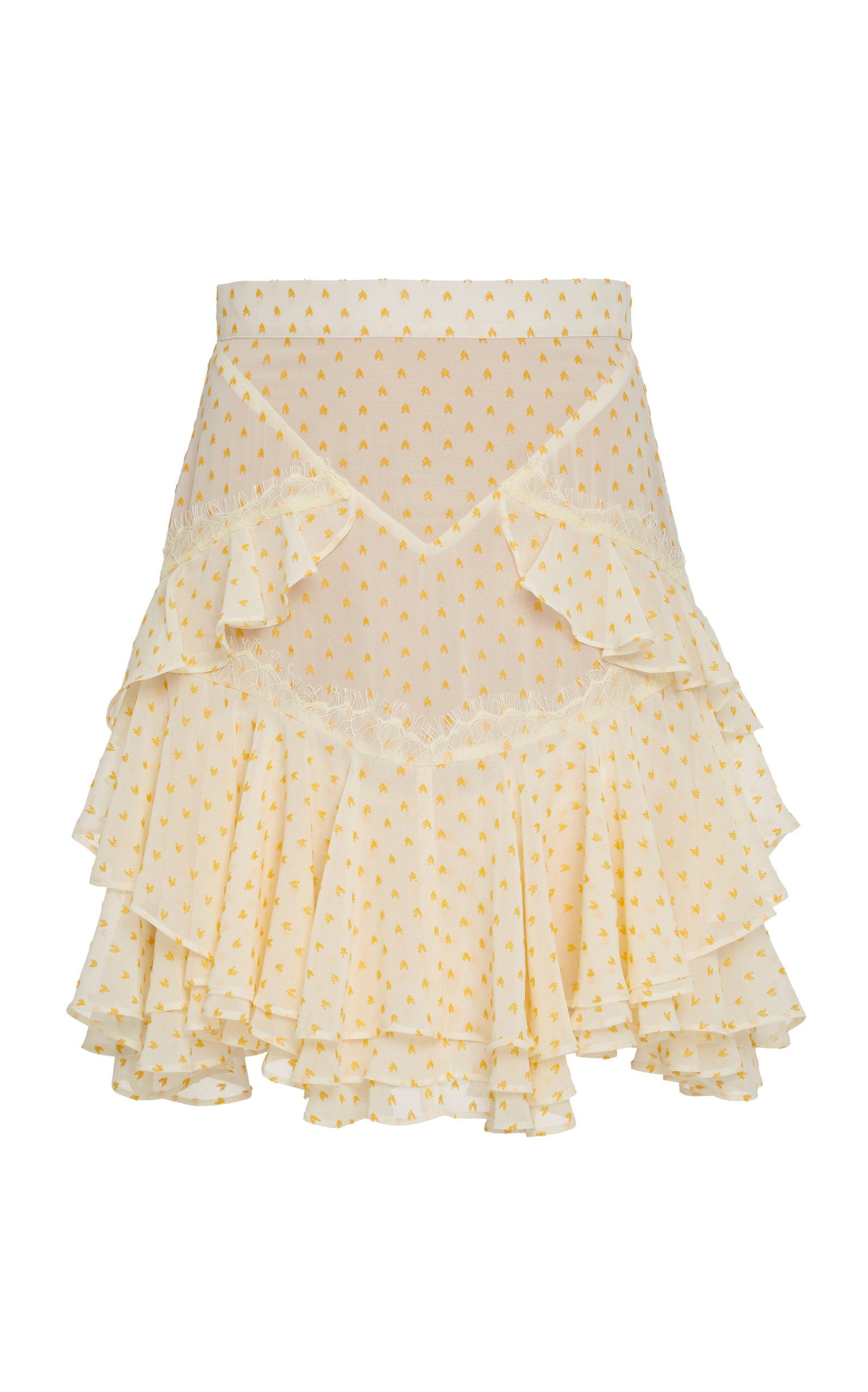 Acler Paxton Polka Dot Skirt In Print | ModeSens