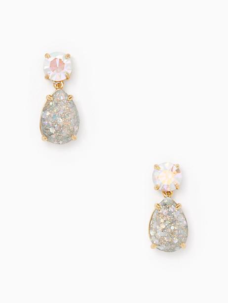 kate spade opal glitter earrings