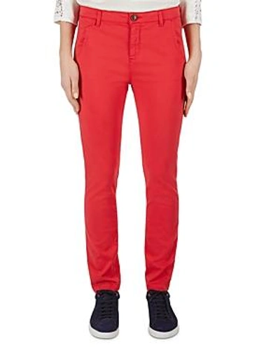 Shop Gerard Darel Marilou Slim Pants In Red