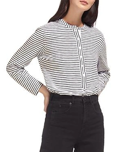 Shop Whistles Striped Jersey Shirt In Multicolor