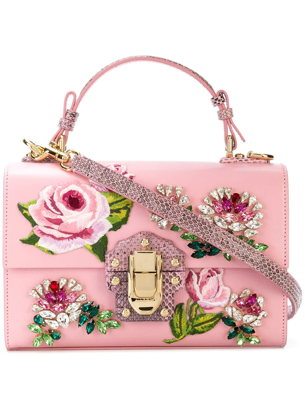 Dolce & Gabbana Lucia Tote Bag - Pink | ModeSens