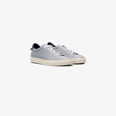Givenchy Grey Urban Knots Leather Sneakers | ModeSens