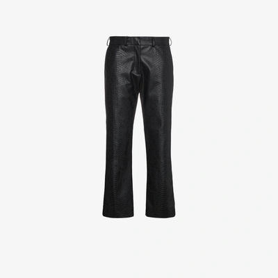 Shop Ashley Williams Faux Leather Trousers In Black