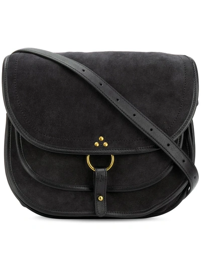 Shop Jérôme Dreyfuss Layered Saddle Handbag - Black