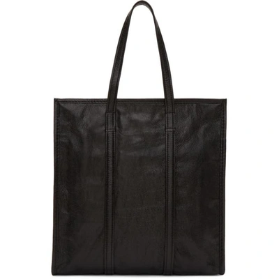 Shop Balenciaga Black Medium Bazaar Tote