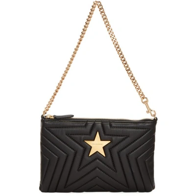 Shop Stella Mccartney Black Quilted Pouch