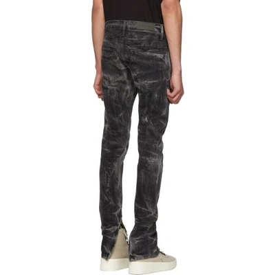 Shop Fear Of God Black Selvedge Holy Water Jeans