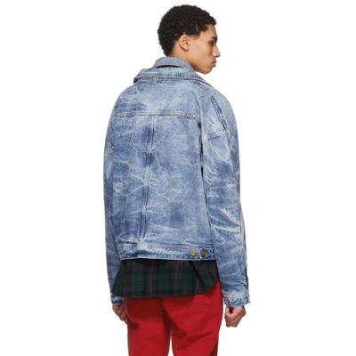 Shop Fear Of God Indigo Selvedge Holy Water Denim Jacket