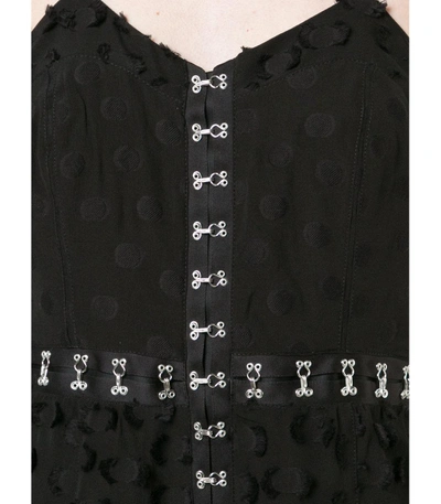Shop Proenza Schouler Black Jacquard Sleeveless Dress
