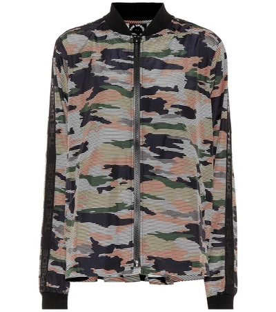 Shop The Upside Camouflage Track Jacket In Green